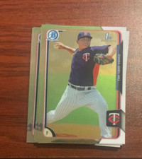 2015 Bowman BcP112 Chih-Wei Hu 9 count All Chrome lot Minnesota Twins