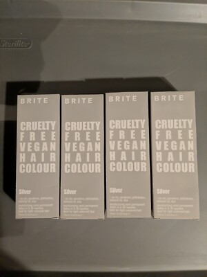 Brite Silver Semi-Permanent Cruelty Free Vegan Hair Color NEW Dye (4)