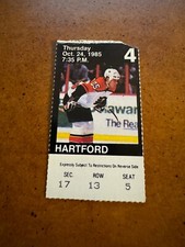 1986 Philadelphia Flyers v Buffalo Sabres Hockey Ticket Brian Propp Injury 3/6