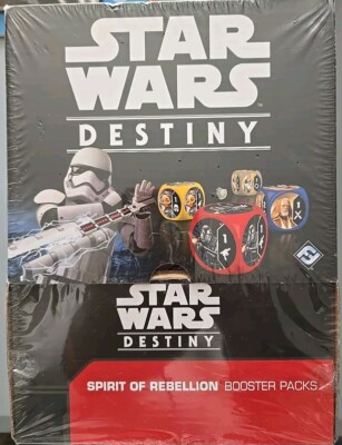star wars destiny spirit of rebellion booster box Star Wars Destiny: Spirit of Rebellion Booster Box Sealed