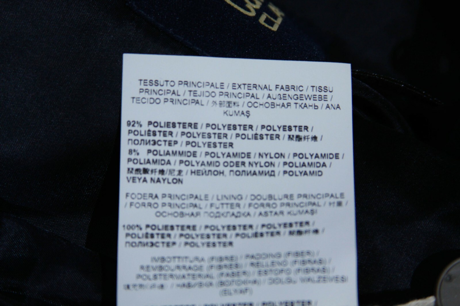 Authentic Men's Cavalli Class By  Roberto Cavalli polyester nylon Jacket  US XL image 9