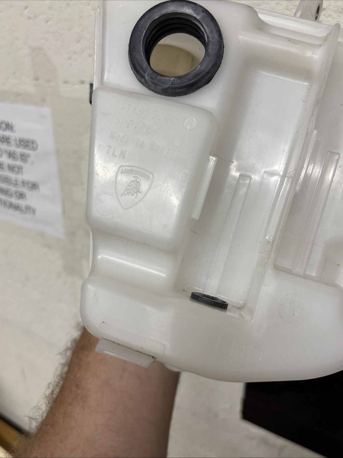 Lamborghini Huracan Washer Reservoir 4T1955449B #855