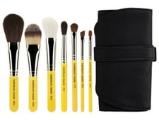 Bdellium Tools Studio Make Up Brushes Set of 7pc. Brush Set with Roll-up Pouch