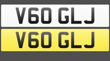 V60 GLJ Private Number Plate GLJ Cherish Car Reg Volvo V60