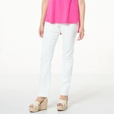 DG2 Diane Gilman Virtual Stretch Denim Straight Leg Jean Size 20W Minimalist NEW