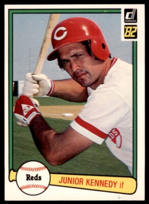 1982 DONRUSS JUNIOR KENNEDY . CINCINNATI REDS #188