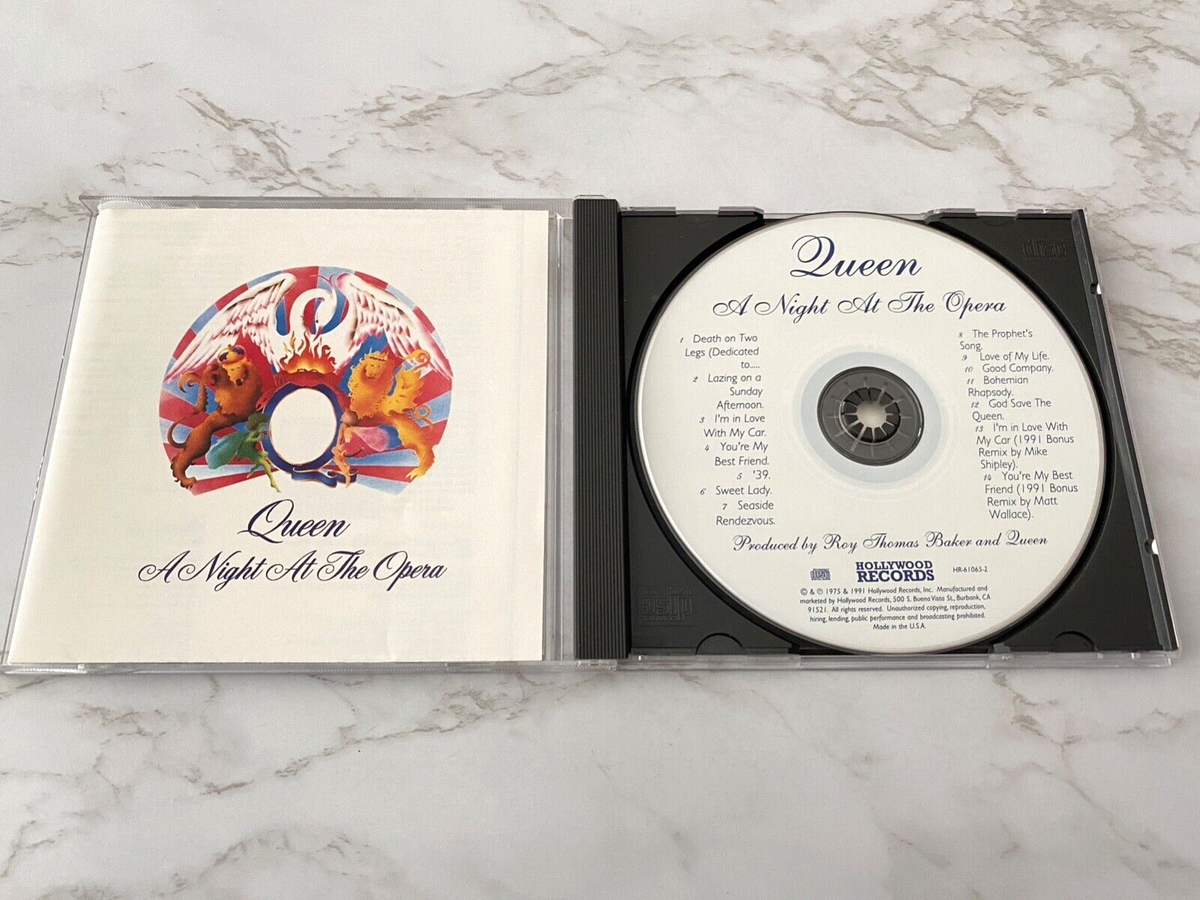 Queen A Night At The Opera CD Hollywood HR-61065-2 BONUS