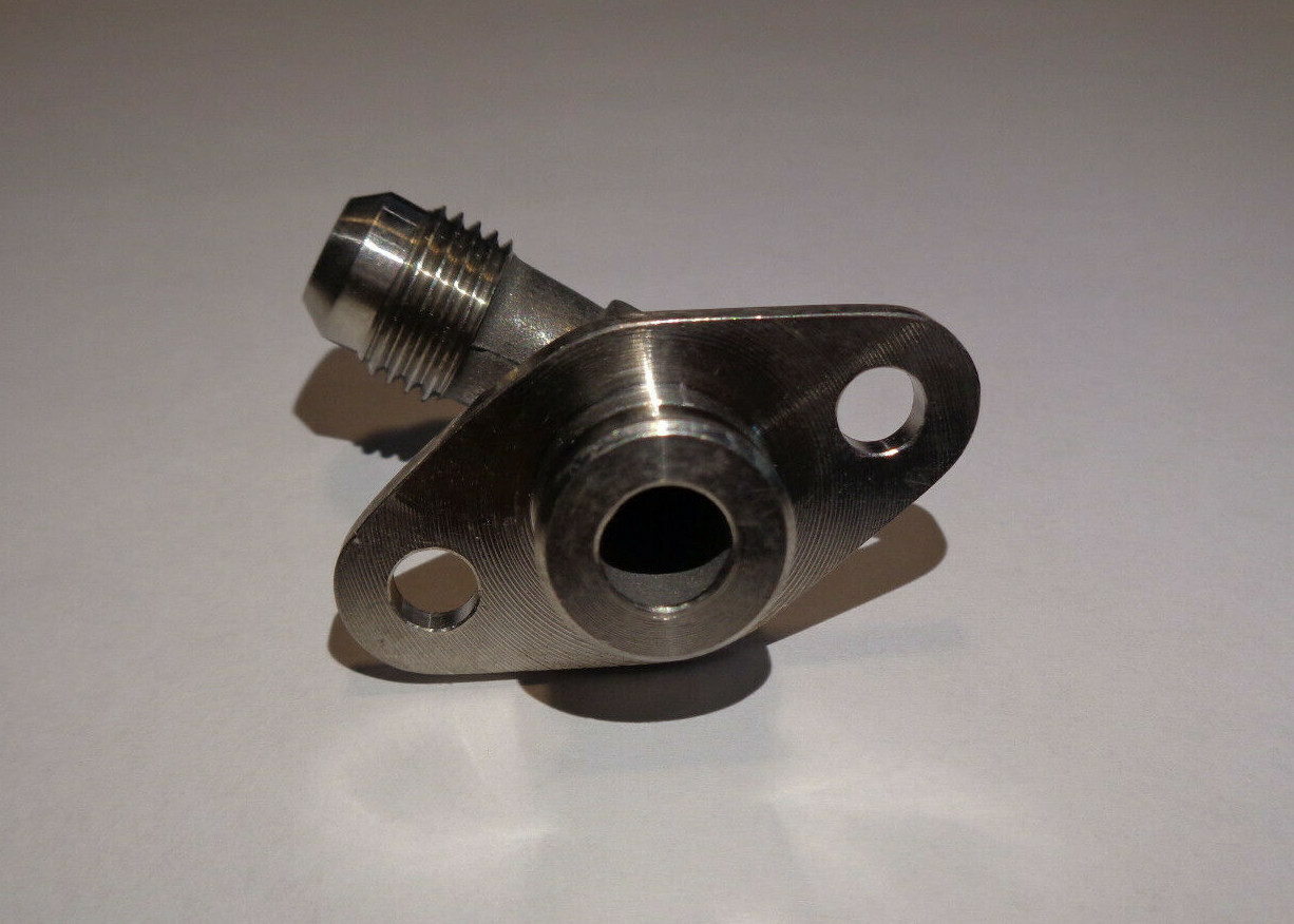 AIRCRAFT JET ENGINE FUEL NOZZLE ELBOW 3013067 BY PRATT & WHITNEY NEW