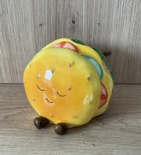 Spardose Sparbüchse Hamburger Mini Kawaii Style Keramik Geschenk Geldbank Money