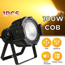100w Cob Led Par Light Dmx Stage Dj Par Can Light Audience Blinder Spot Light Us