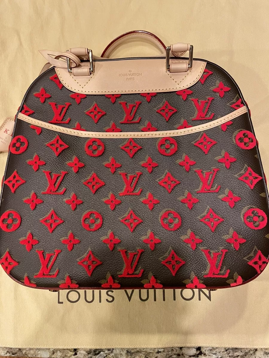 LOUIS VUITTON Monogram Tuffetage Deauville Cube | eBay