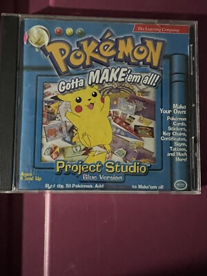 POKÉMON PROJECT STUDIO BLUE VERSION COMPLETE FREE MEDIA SHIPPING