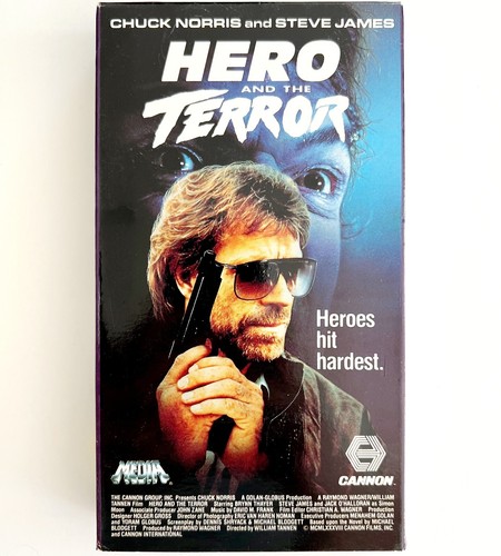 Hero And The Terror VHS 1988 Action Vintage Chuck Norris VHSBX16 - Picture 2 of 2