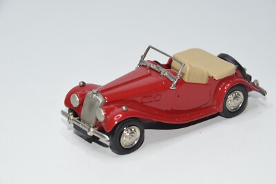 B23 1:43 BAUSATZ WESTERN MODELS MG TF 1953 ROT GUTER ZUSTAND.