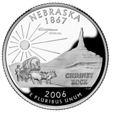 2006 S Proof Nebraska State Quarter Uncirculated US Mint