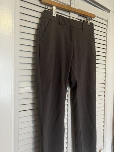 APT. 9 Women’s 4 Pants Dress Pants Gray Straight Stretch TORIE Mid Rise - Picture 2 of 8