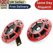 2x 12V Universale Clacson Disco Tipo Singolo Aria Barca Auto Furgone Moto Camper