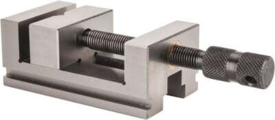 Groz TMV/LS-60* Flat-Jaw Toolmaker Vise, 2-3/8'' Jaw Width x 2-3/16'' Opening