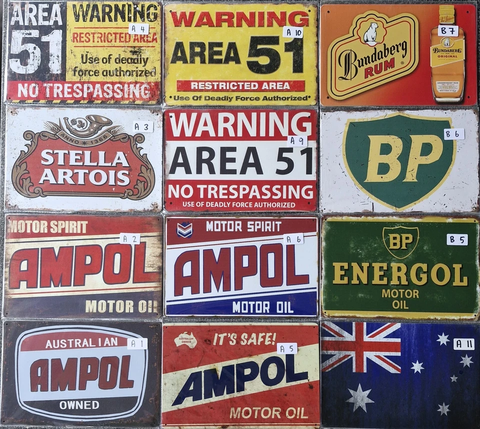 Bulk Buy 10 Tin Signs Bar Shed & Man Cave Signs - image 2 of 4
