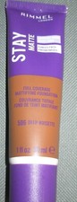 Rimmel London Stay Matte Mattifying Foundation-506 Deep Noisette 1 fl. oz. NEW