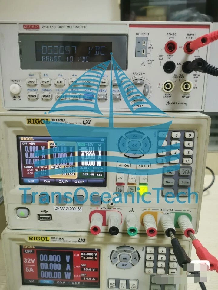 Rigol DP1308A DC Power Supply (2) ±25V/1A 6V/5A 80W Triple Output, Programmable/ - Image 3 of 4