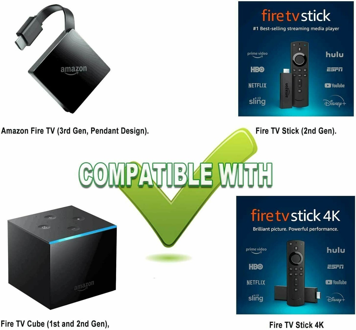 1 Telecomando Vocale Per Amazon Remote Fire Stick TV - Foto 6