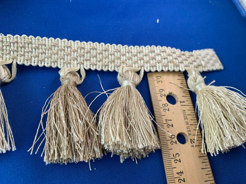 Tassel Trim 2.75" by the yard Polyester Cotton - Picture 2 of 4