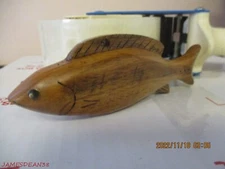 DICK DON TRUDELL ICE FISHING SPEARING DECOY CONTEMPORARY XMAS ORNAMENT 36