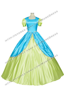 Movie Cinderella Anastasia Cosplay Costume Dress Bowknot Halloween Fast  Shipping | eBay