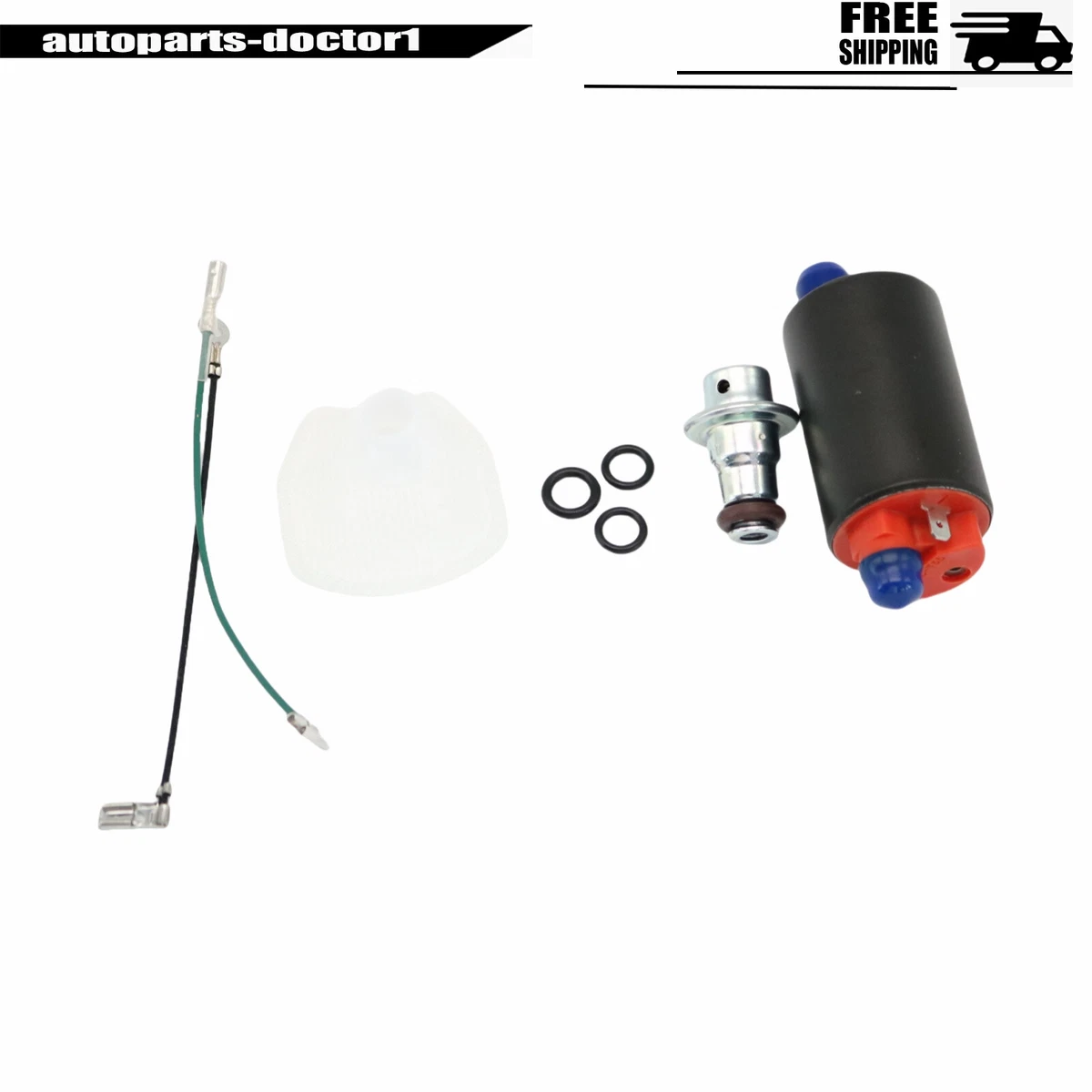 QFS OEM In-Tank Fuel Pump Replacement For Kawasaki Concours 14 Ninja 1000 300 650 Versys 1000 650 Ninja ZX-10R Ninja ZX-14 Ninja ZX-6R Vulcan, 2007-2021, OEM 49040-0024, 49040-0727, 49040-0045