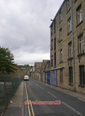 PHOTO  WOOD STREET OFF MILL LANE BRIGHOUSE THESE NARROW INDUSTRIAL SIDE STREETS