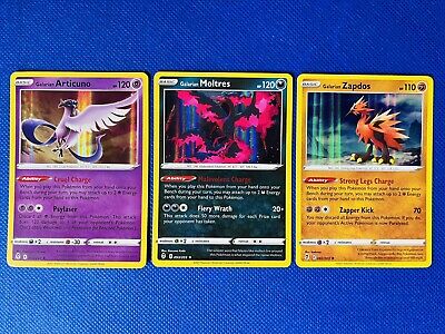 Pokémon TCG: Galarian Articuno, Galarian Zapdos & Galarian Moltres