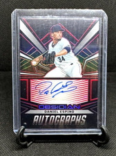 DANIEL ESPINO 2023 Panini Chronicles Obsidian Red Etch Auto RC - PACK FRESH!