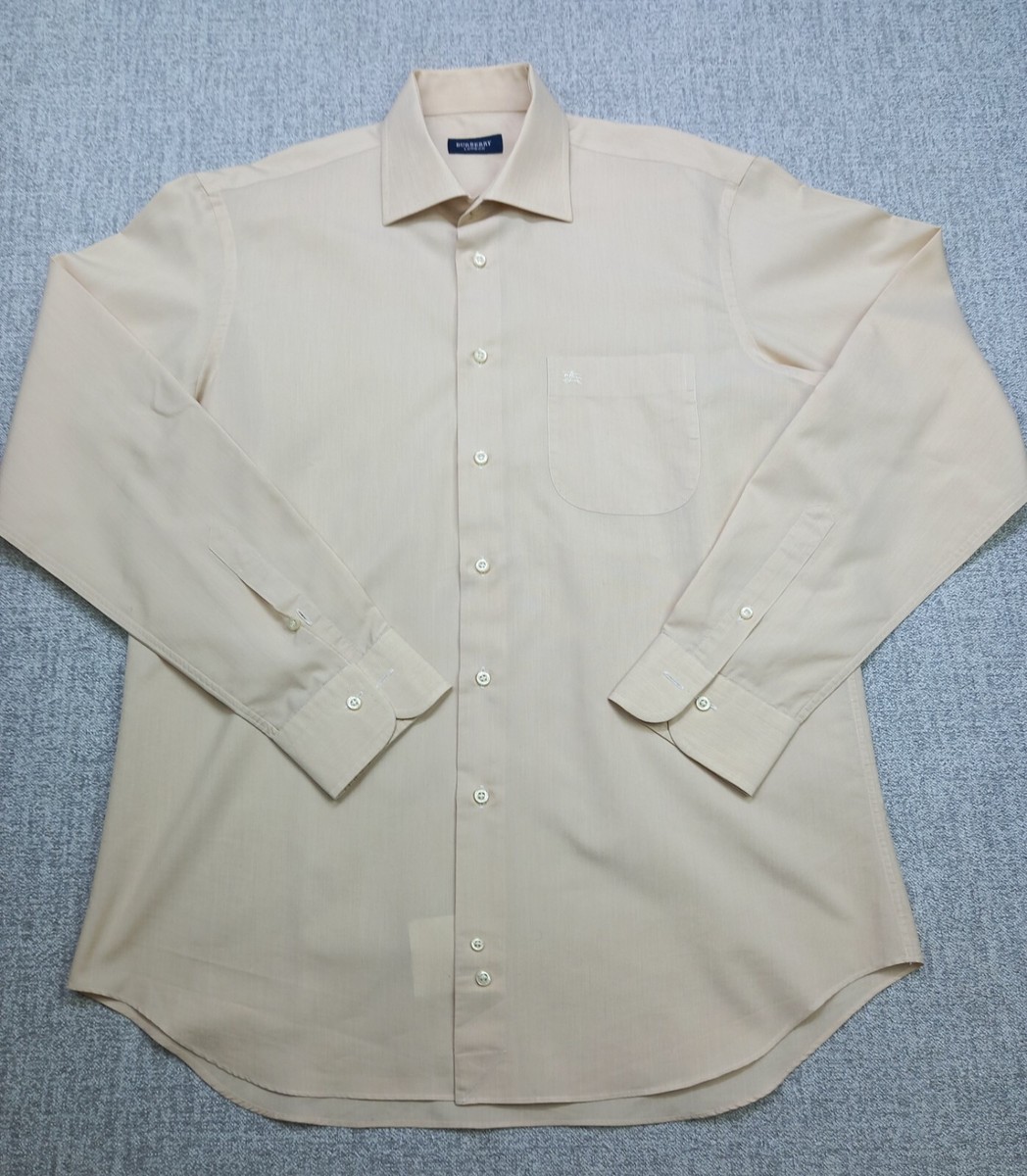Vintage Burberry London Men's Cotton Button Up Dress Shirt