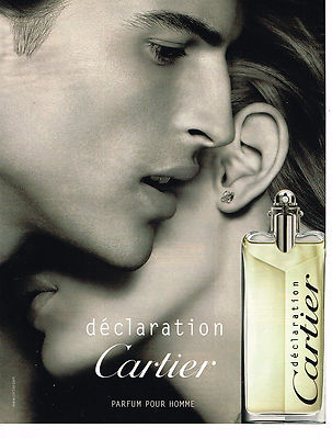 REKLAME WERBUNG 094 2009 CARTIER Parfum Herren DEKLARATION