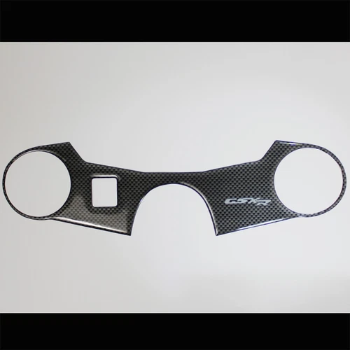 Handle Yoke Cover Gel Protector Sticker 05-08 Suzuki GSXR 1000 Carbon Fiber Look - Foto 4 di 6