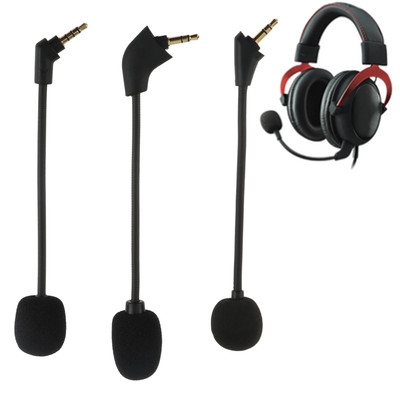 Mic Kopfhörer Mikrofon Ersatz Teile für Kingston HyperX Cloud Pro Silber CloudX