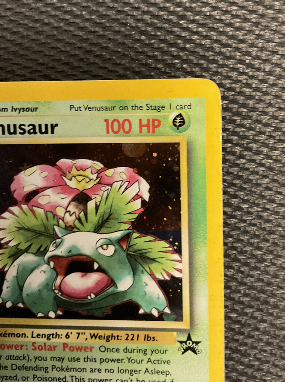 VENUSAUR BLACK STAR PROMO 13 HOLO RARE POKEMON CARD NM Game boy
