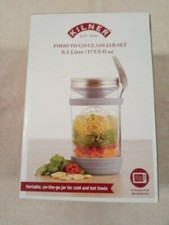 Rayware KILNER Food to go glass jar set for c...