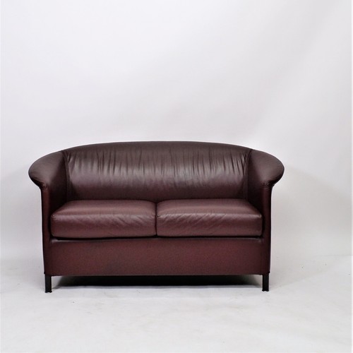 Wittmann Aura 2Sitzer Sofa Couch Sessel Leder Lounge Club Relax
