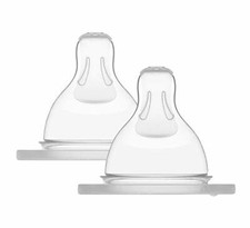 MAM Extra Slow Flow Teats Size 0 Suitable For Newborns Skinsoft Silicone