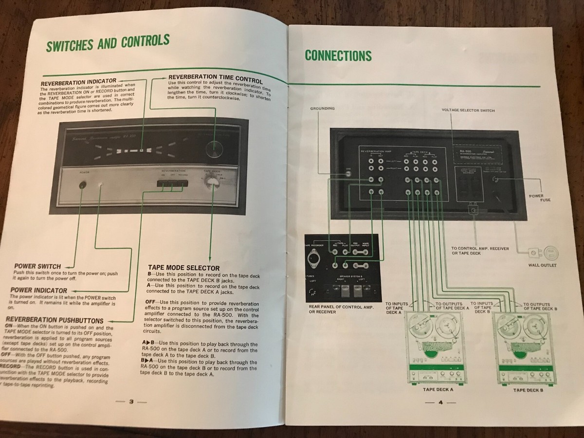 Technics RS-676AUS Tape Deck Operating Instruction Manual | eBay