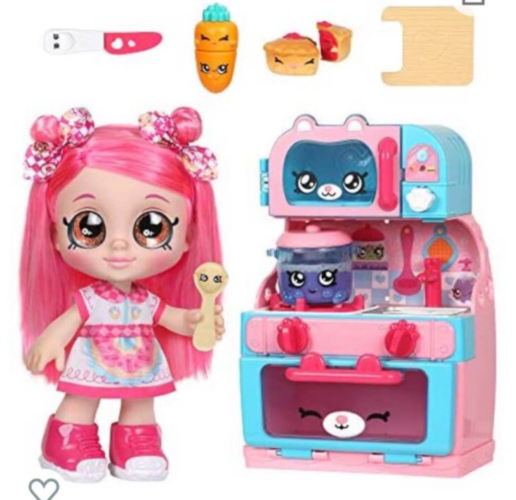 KINDI KIDS Fun Oven Playset w/ Donatina Doll➕5 EXCLUSIVE Shopkins