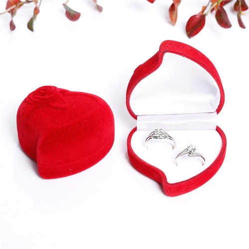 Scatola Portagioie Organizer Cuore Plastica Collana Impilabile Piccola Multicolore Regalo - Foto 19 di 33