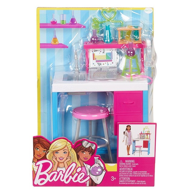 NEW Mattel Barbie Science Lab Chemistry Science Play Set eBay