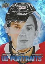 #P-4 Artyom Levshunov - Chicago Blackhawks - 2025-26 Upper Deck - UD Portraits H