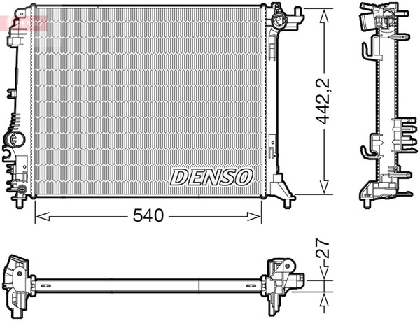 Denso MotorküHler WasserküHler DRM23114 FüR Renault Megane 4 K9A ScÉNic B9A LVA-image