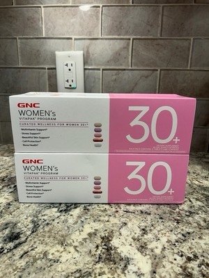 GNC Women's Multivitamin Support Vitamin A C D E Calcium 30 Tablets BUNDLE