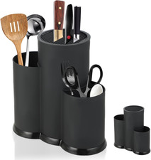 3 in 1 Ceppo Coltelli Da Cucina Senza Coltelli - Supporto Universale per Porta M