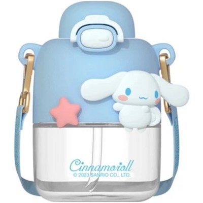 Sanrio My Melody Cinnamoroll Water Bottle Kids Blue Strap Anime Harajuku Kawaii